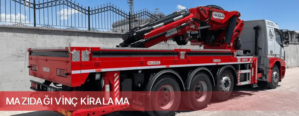 Mazıdağı İlçemi Vinç Kiralama